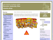 Tablet Screenshot of chemie-shop.cz